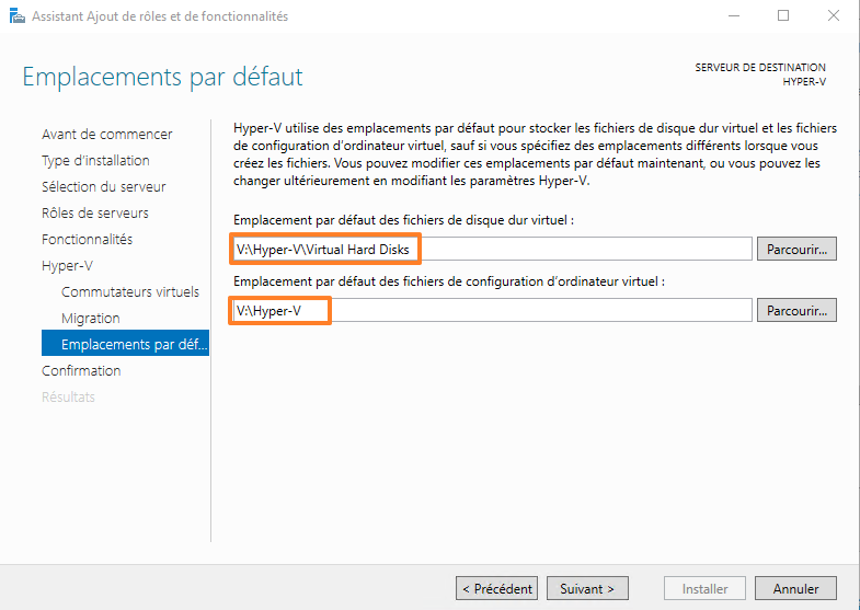 Installer Hyper-V Windows Server 2022 - Etape 8