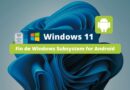 Windows 11 - Fin de Windows Subsystem for Android