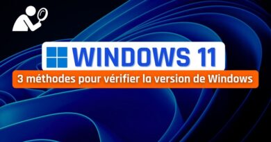 tuto 3 méthodes pour vérifier la version de Windows 11