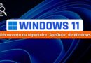 tuto windows dossier appdata