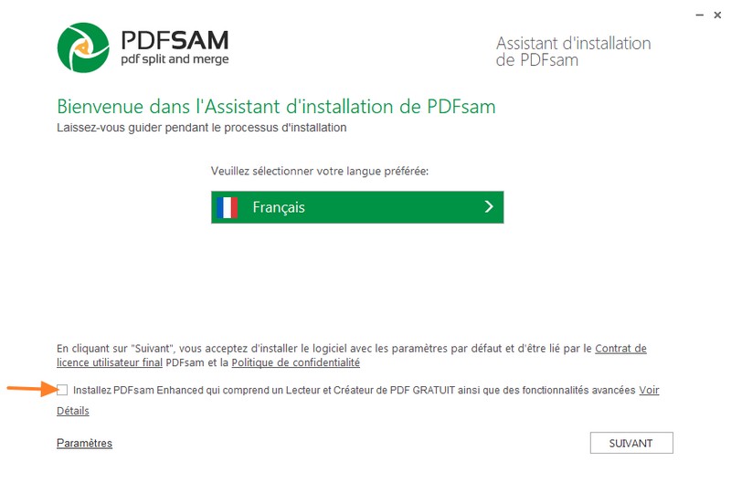 Installation de PDFSam Basic sur Windows