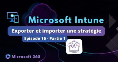 Intune - Export et importer une stratégie de configuration