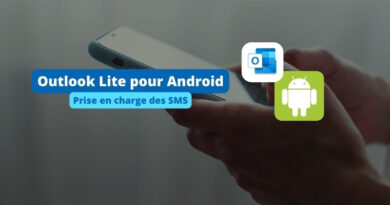 Outlook Lite pour Android - Prise en charge des SMS