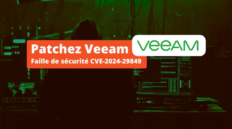 Veeam Backup Enterprise Manager - Faille de sécurité - CVE-2024-29849