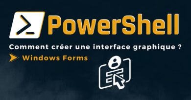 powershell créer une interface graphique windows forms