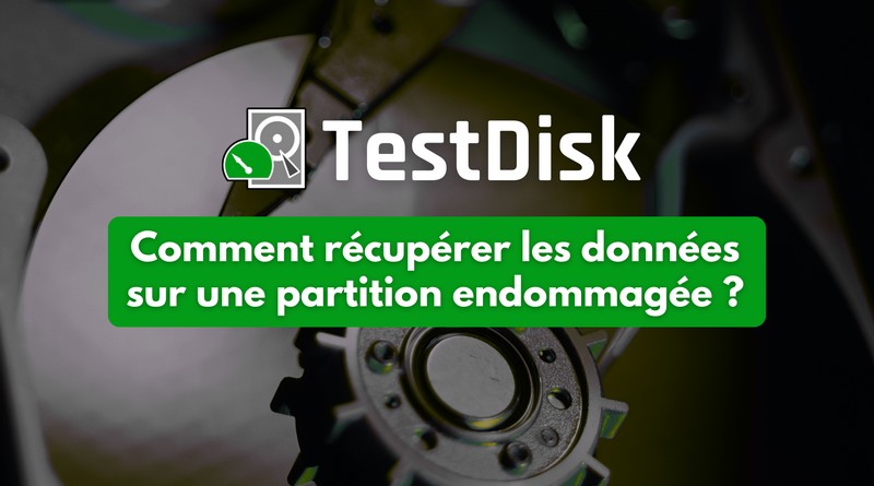 tuto TestDisk récupérer données sur partition RAW
