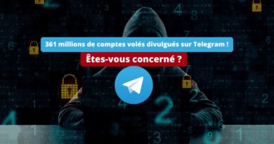 361 millions de comptes volés divulgués sur Telegram