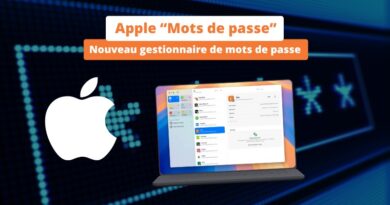 Apple Mots de passe - Gestionnaire de mots de passe