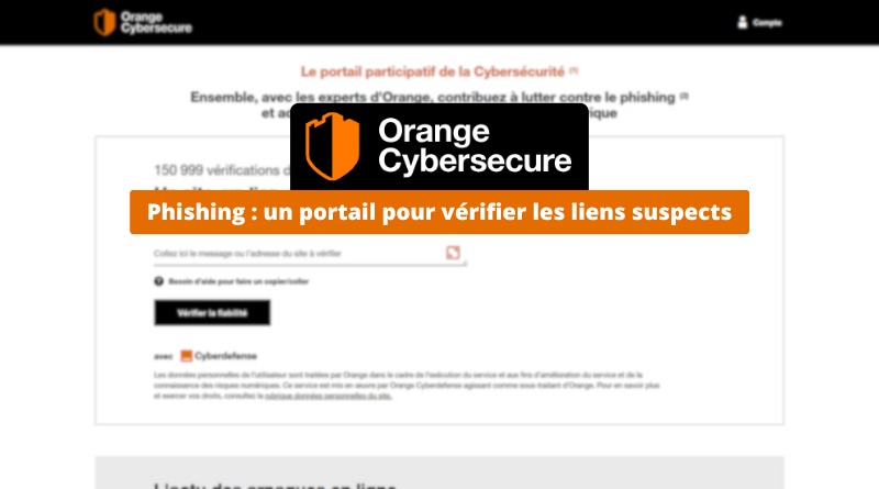 Orange Cybersecure - Outil en ligne vérifier liens suspects