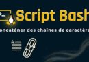 Script Bash - Concaténer chaines de caractères