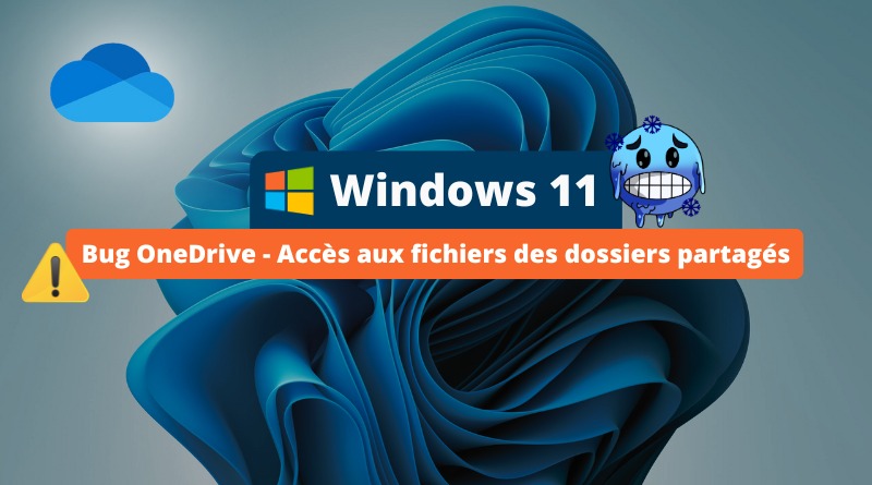 Windows 11 - Bug OneDrive - Accès aux fichiers des dossiers partagés