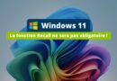 Windows 11 - La fonction Recall ne sera pas obligatoire