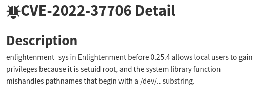 Source : https://nvd.nist.gov/vuln/detail/CVE-2022-37706