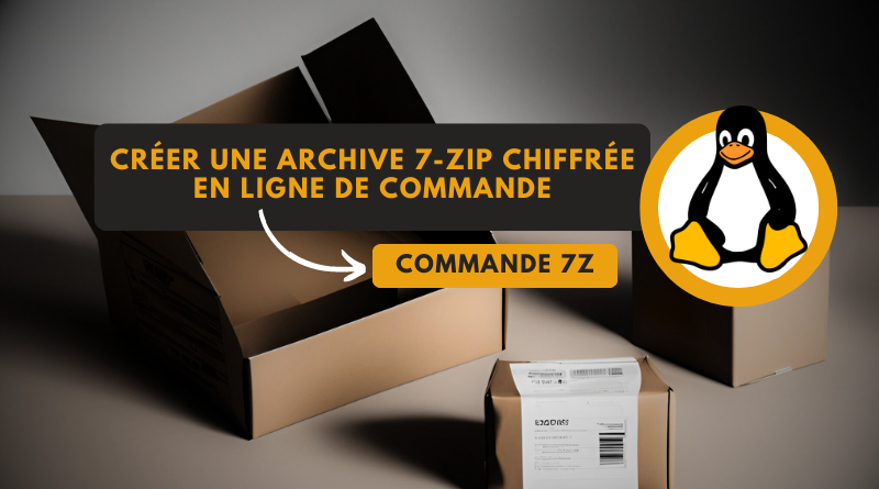 Linux créer une archive 7-Zip chiffrée