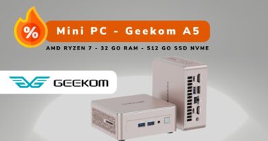 Bon plan - Mini PC - Geekom A5 - Juillet 2024