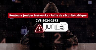 Routeurs Juniper Networks - Faille de sécurité critique - CVE-2024-2973