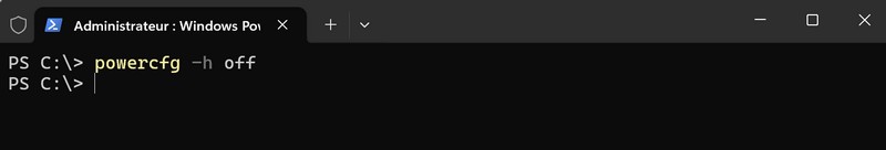 Windows 11 - Désactiver veille prolongée