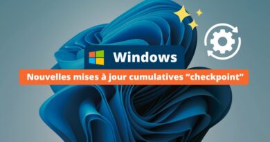 Windows - Nouvelles mises à jour cumulatives checkpoint