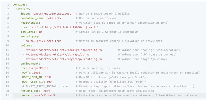Docker Compose NetAlertX pour Synology.jpg