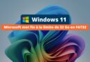 Windows 11 - fin limite de 32 Go en FAT32