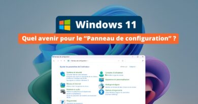 Windows - Avenir du Panneau de configuration - Août 2024