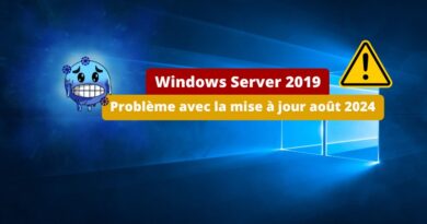 Windows Server 2019 - Problème boot KB5041578 mise à jour août 2024