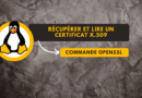 Récupérer et lire le contenu d’un certificat x.509 (TLS) via la commande OpenSSL