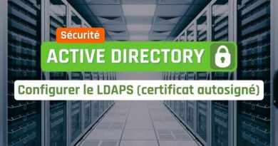 tuto active directory ldaps certificat autosigné