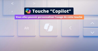 Windows 11 - Personnaliser touche Copilot du clavier