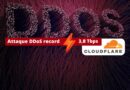 Attaque DDoS record Cloudflare 3.8 Tbps septembre 2024