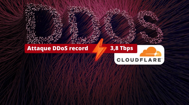 Attaque DDoS record Cloudflare 3.8 Tbps septembre 2024