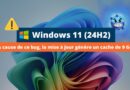 La mise à jour Windows 11 24H2 génère un cache de près de 9 Go