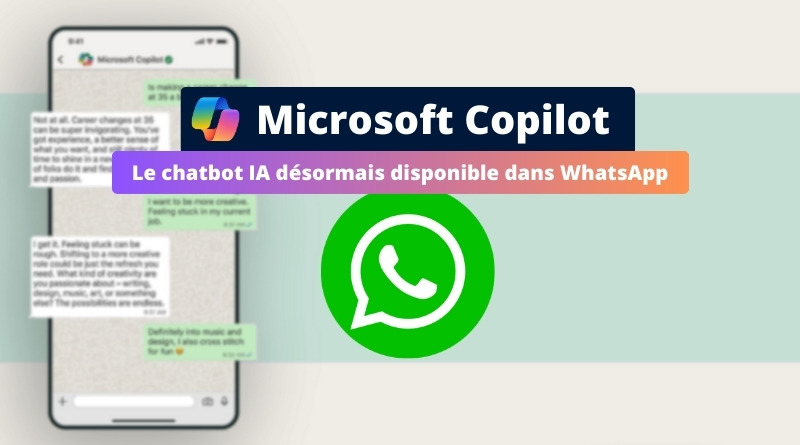 Microsoft Copilot - IA dans WhatsApp