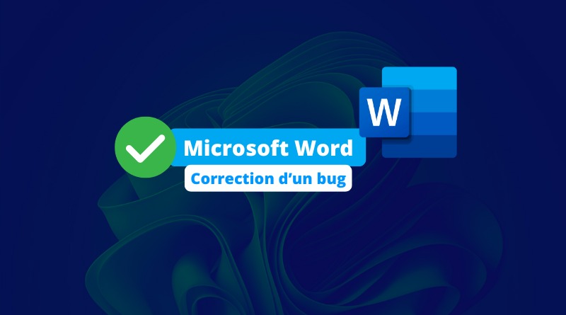 Microsoft Word supprime les fichiers - Bug résolu