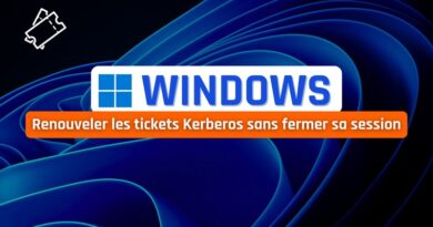 Windows - Renouveler les tickets Kerberos sans fermer sa session