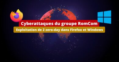 Cyberattaques RomCom - Exploitation de 2 zero-day dans Firefox et Windows