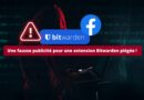 Facebook - Une fausse publicité pour une extension Bitwarden piégée