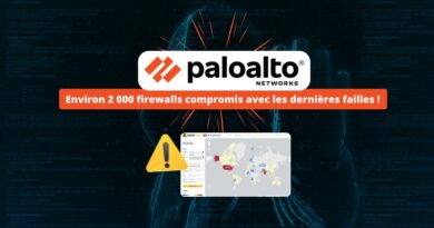 Palo Alto - Environ 2 000 firewalls compromis avec les dernières failles