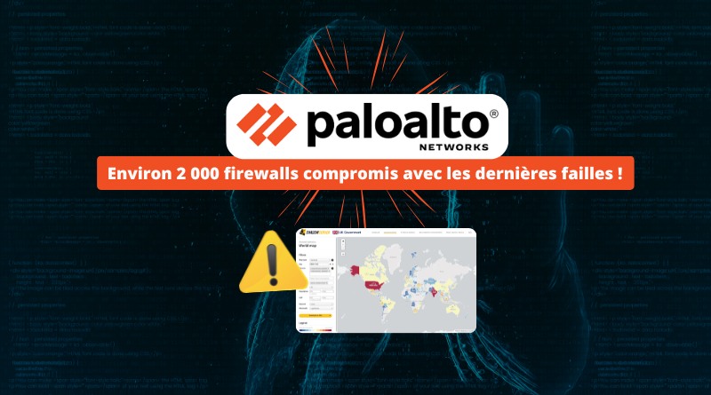 Palo Alto - Environ 2 000 firewalls compromis avec les dernières failles