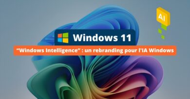 Windows 11 - Windows Intelligence rebranding IA