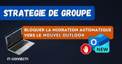 GPO bloquer migration automatique vers nouvel outlook