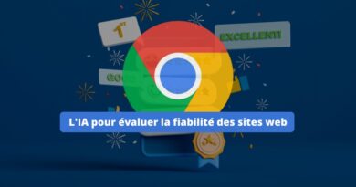 Google Chrome - IA pour évaluer la fiabilité des sites web