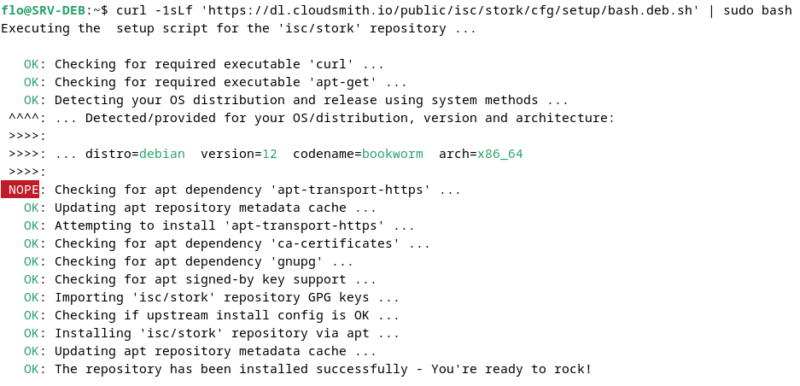 Installer Stork Server sur Debian 12