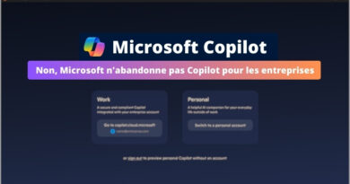 Non, Microsoft n'abandonne pas Copilot pour les entreprises