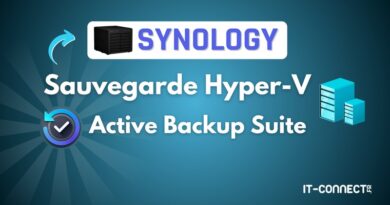 Tuto Synology Active Backup Suite - Sauvegarde Hyper-V