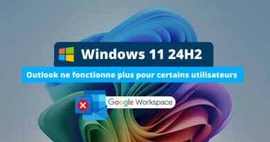 Windows 11 24H2 - Outlook ne fonctionne plus pour certains utilisateurs