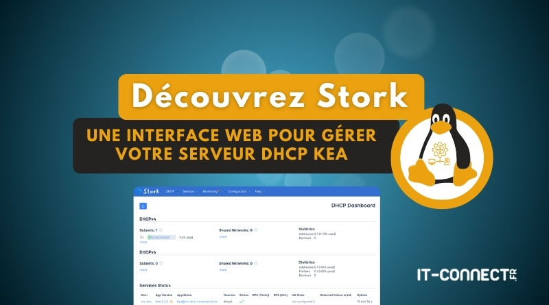 tuto linux stork gestion serveur DHCP KEA