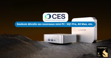 CES 2025 - Nouveautés Geekom SQ1 Pro - A9 Max - A6 - IT2 Ultra