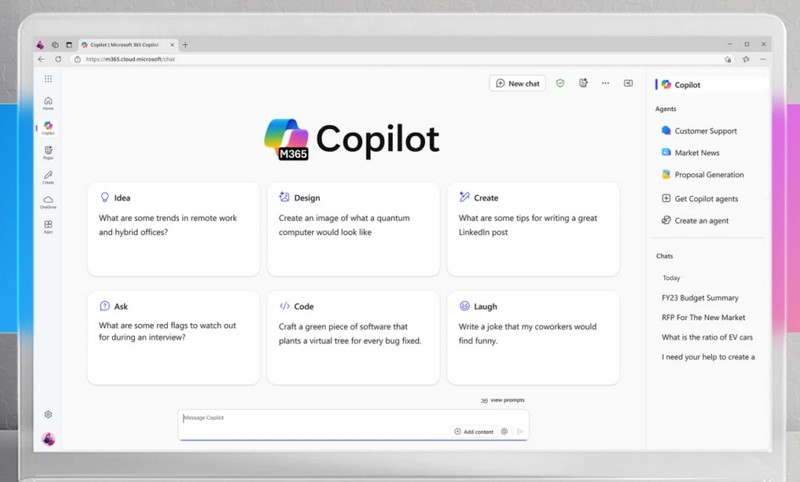 Copilot Chat - Le Copilot pour tous sur Microsoft 365