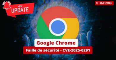 Google Chrome - Faille de sécurité - CVE-2025-0291